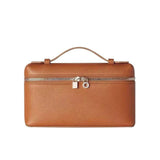 Bolsa Pequena Couro Legítimo Tote Rosa