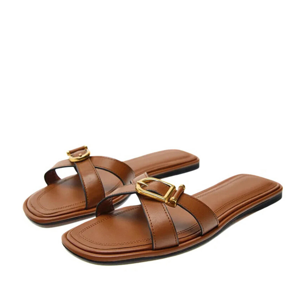 Sandália Rasteira Slide