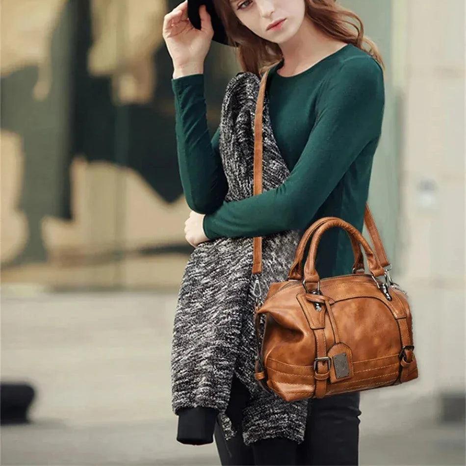 Bolsa em Couro Legítimo - Rafaela