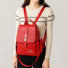 Mochila Feminina de Couro Legítimo - Serene
