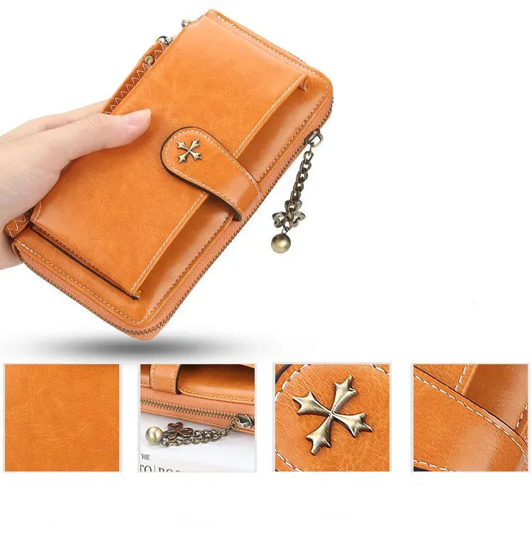 Carteira Feminina em Couro Legítimo - Renata