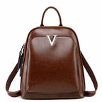 Mochila Feminina em Couro Legítimo - Delphine