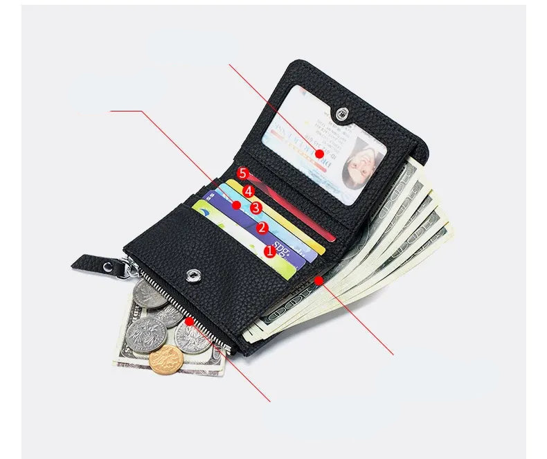 Carteira Feminino em Couro Legítimo - Isolde