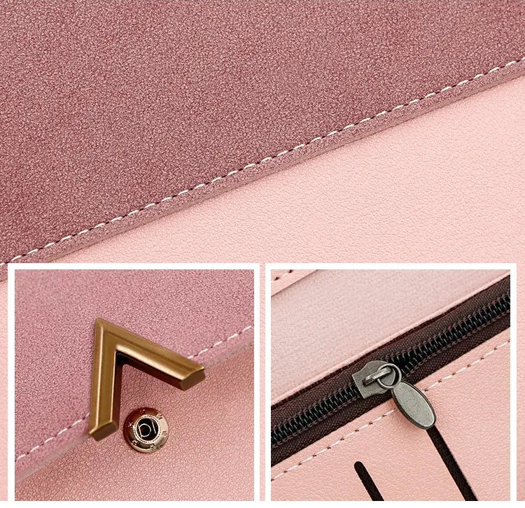 Carteira Feminino em Camurça- Célinea