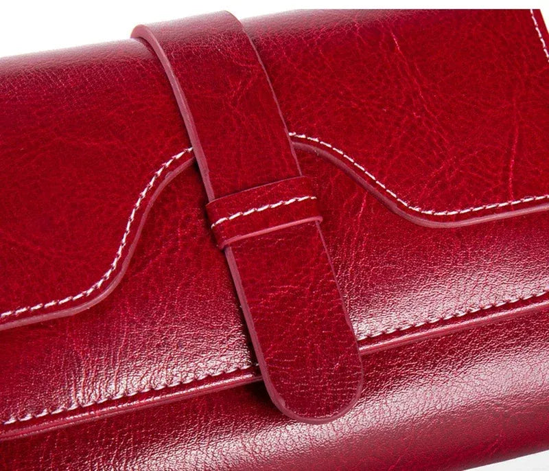 Carteira Feminina em Couro Legítimo - Evelyne