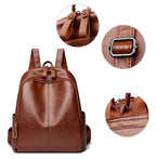 Mochila Feminina em Couro Legítimo - Violette